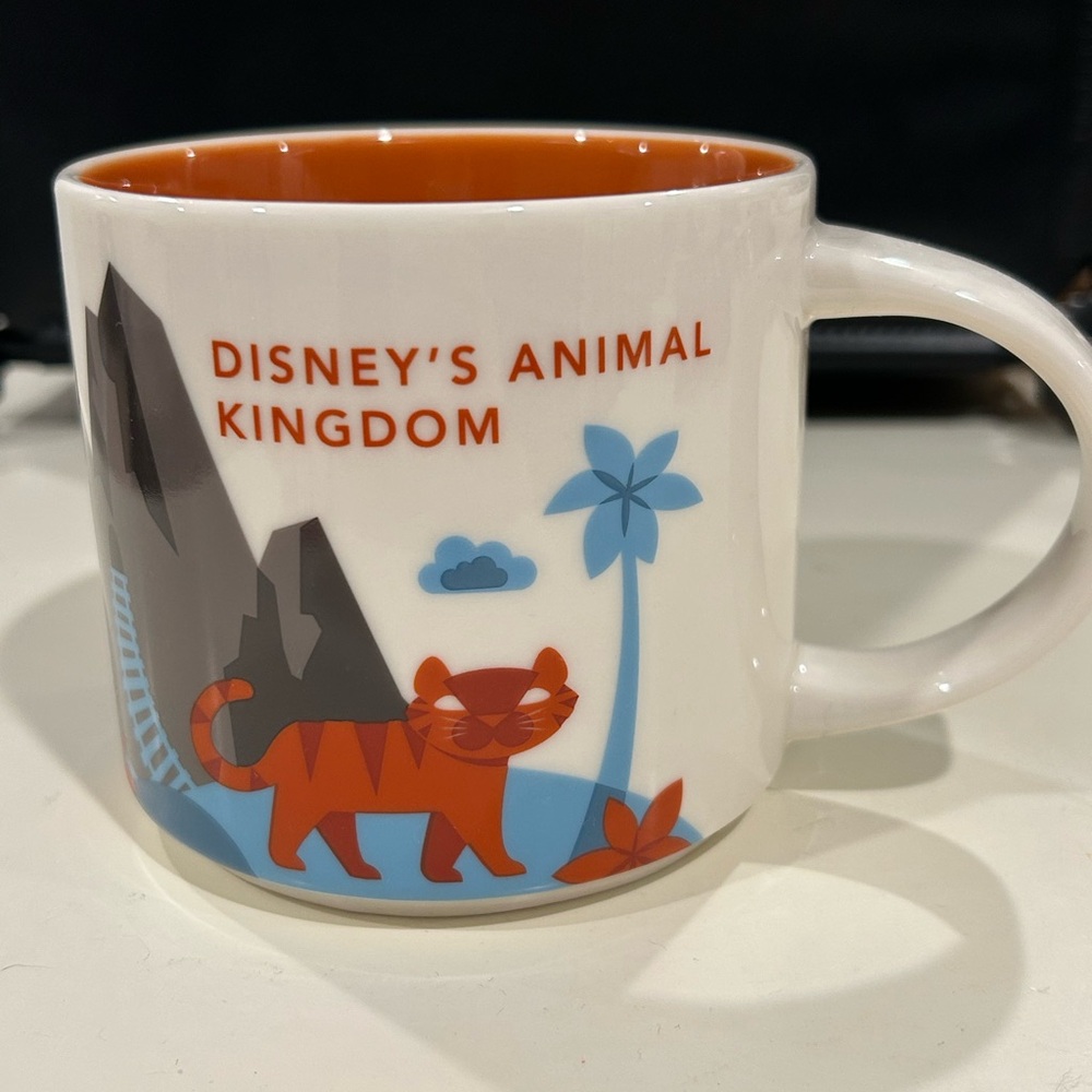 Disney's Animal Kingdom Mug Starbucks You are Here EUC